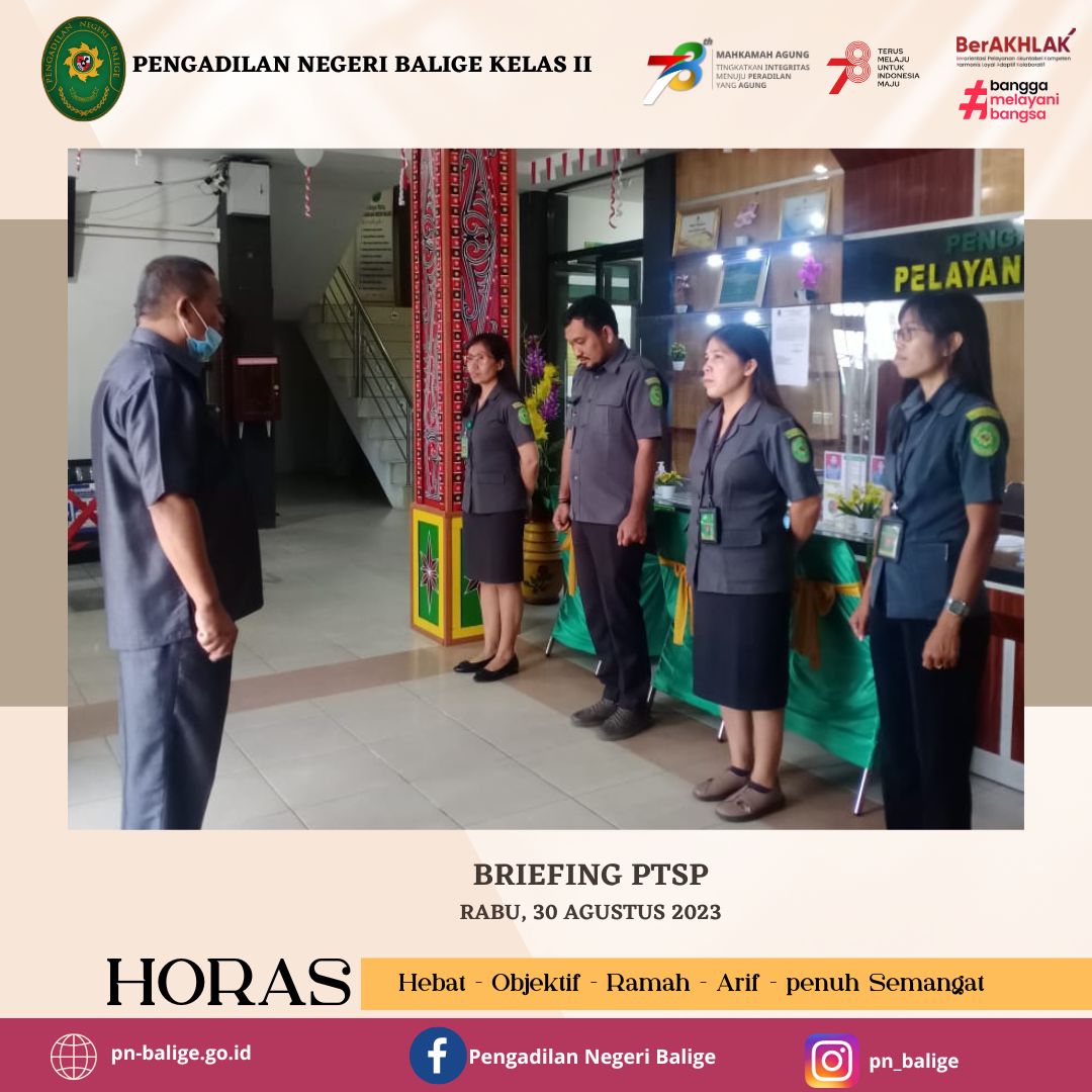Briefing PTSP Briefing PTSP